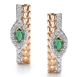 Серьги 24369-101 Золото 